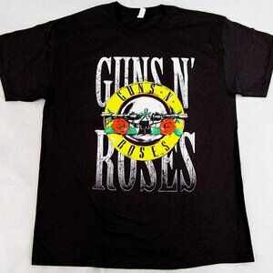 GUNS N ROSES T-shirt Hard Rock Tee GnR Slash Axl Rose Shirt New